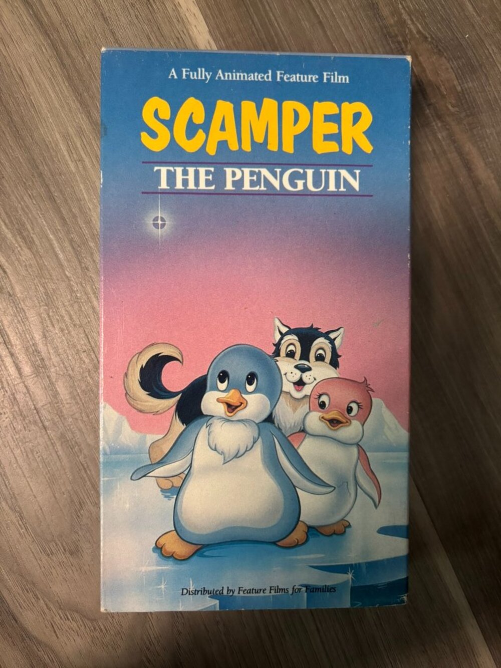 Vintage Scamper the Penguin VHS Tape